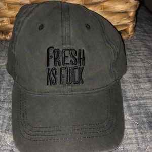 Fresh adjustable black hat